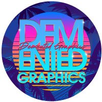 Demented Graphics Miami Retro Sticker